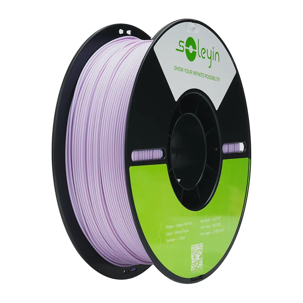 Soleyin - Filamento Ultra PLA Almendra Purpura 1.75mm 1kg