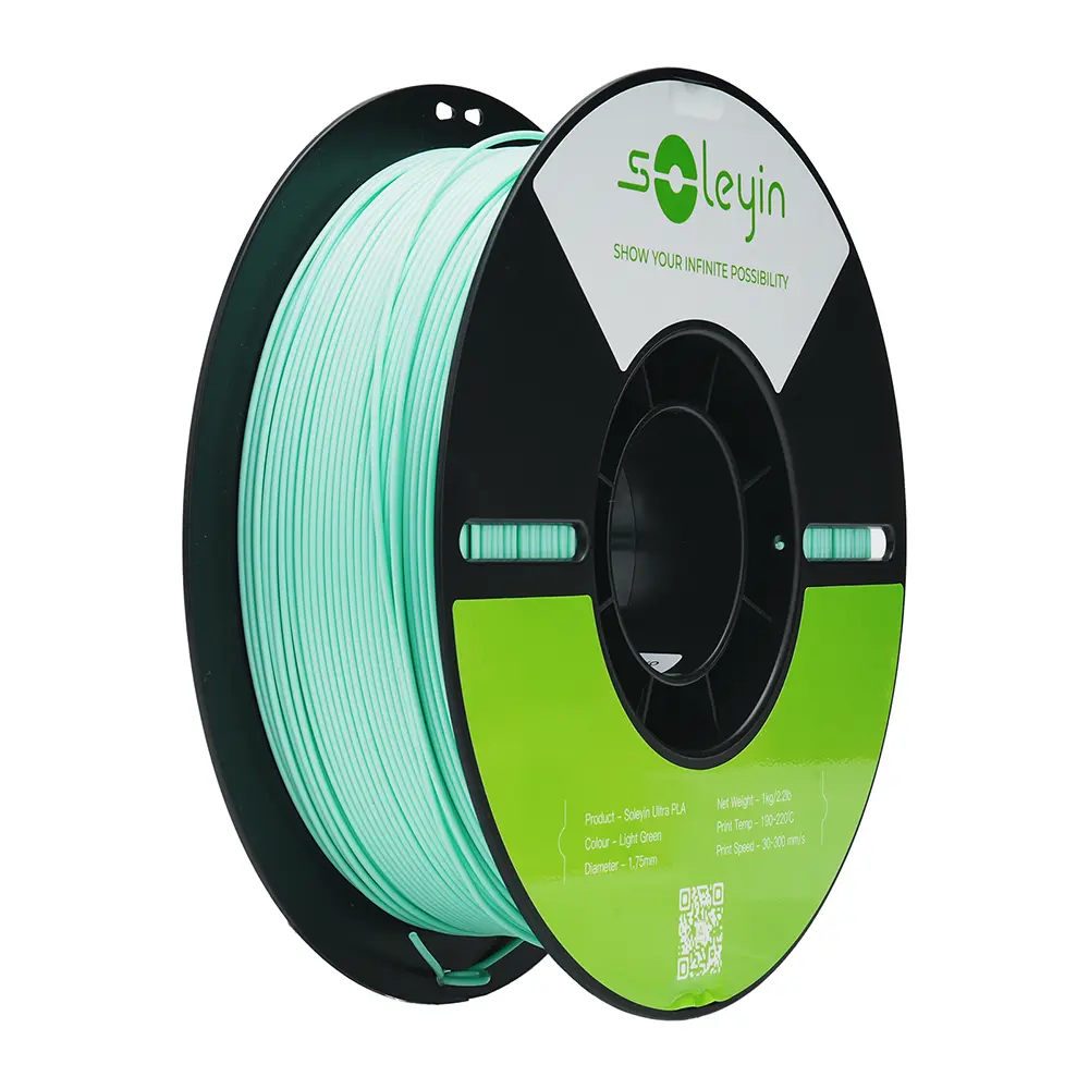 Soleyin - Filamento Ultra PLA Verde Claro 1.75mm 1kg