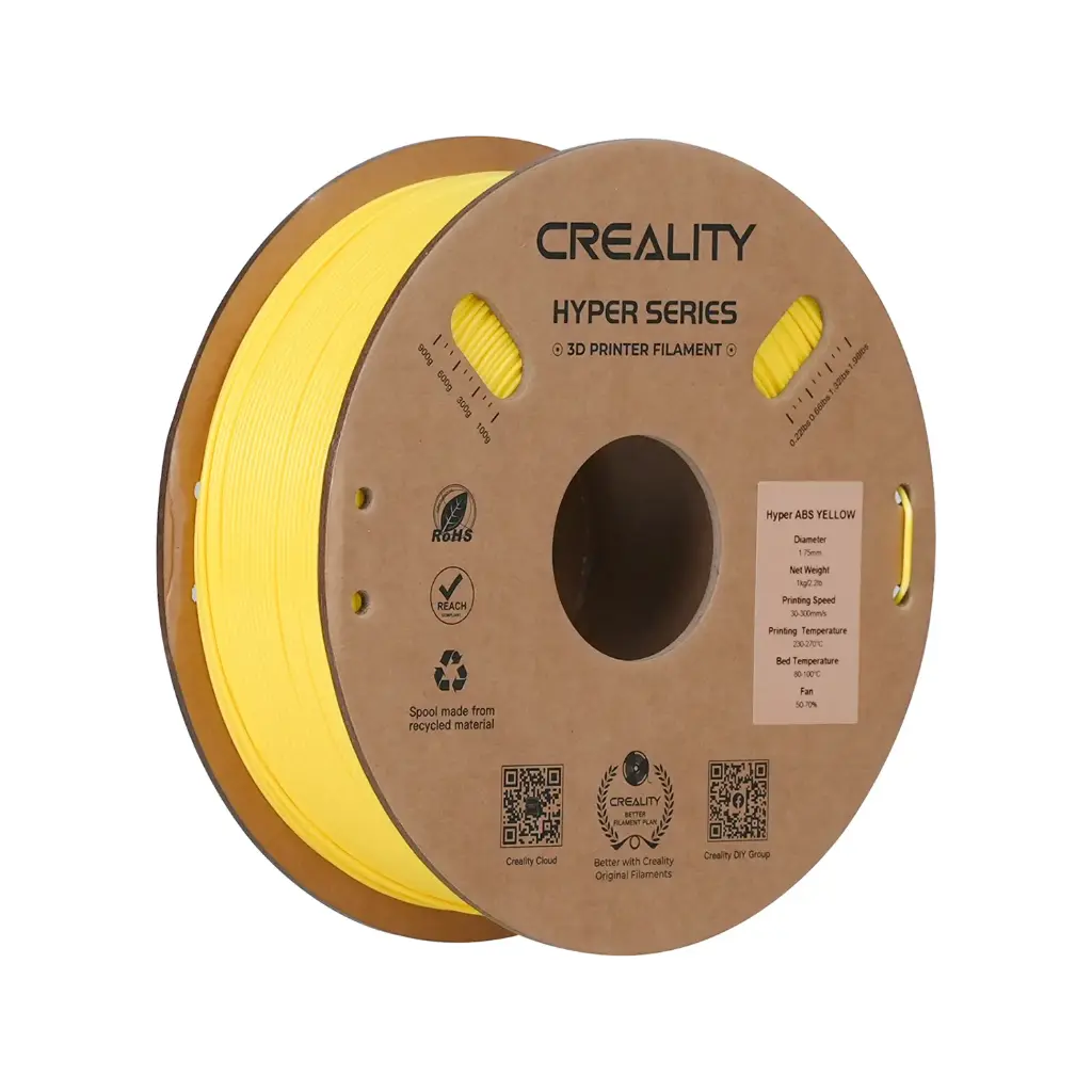 Creality - Filamento Hyper ABS Amarillo 1.75 mm 1 kg