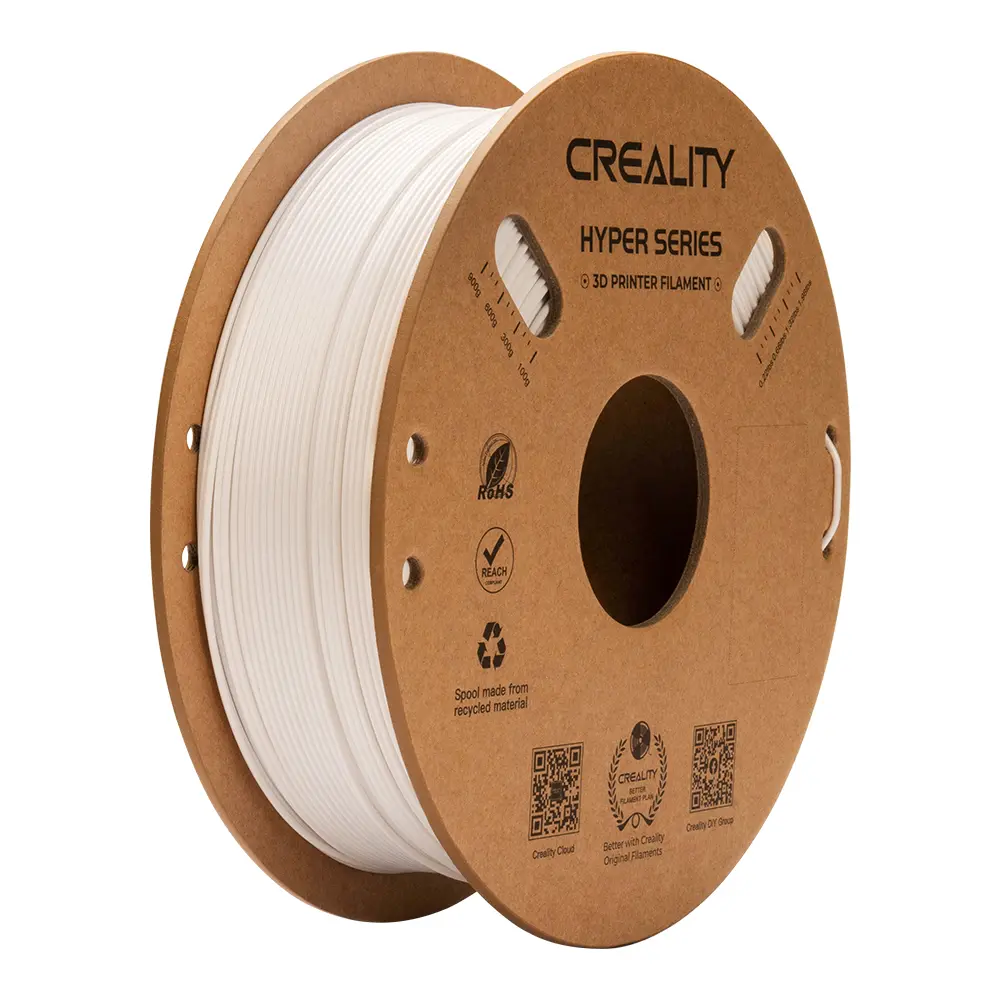 Creality - Filamento Hyper PETG Blanco 1.75 mm 1 kg