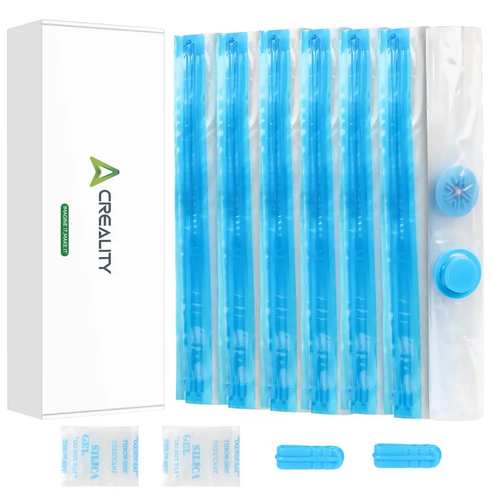 Creality - Bolsas para Sellado al Vacío 10 Unidades con Bomba Manual 4007010181