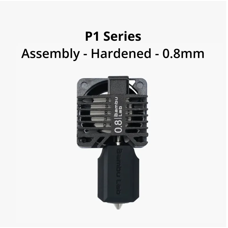 [FAH003-P] Bambu Lab - Kit de Hotend de Acero Endurecido para P1S 0.8mm FAH003-P