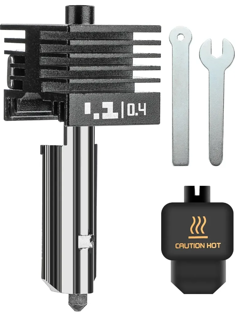 Bambu Lab - Kit de Hotend de Acero Endurecido de Alto Flujo para H2D, H2S y P2S 0.4mm FAH030