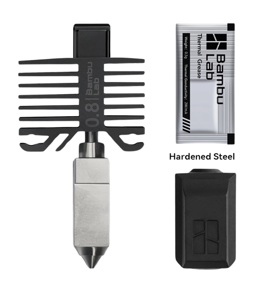 Bambu Lab - Hotend Acero Endurecido 0.8mm serie A FAH021