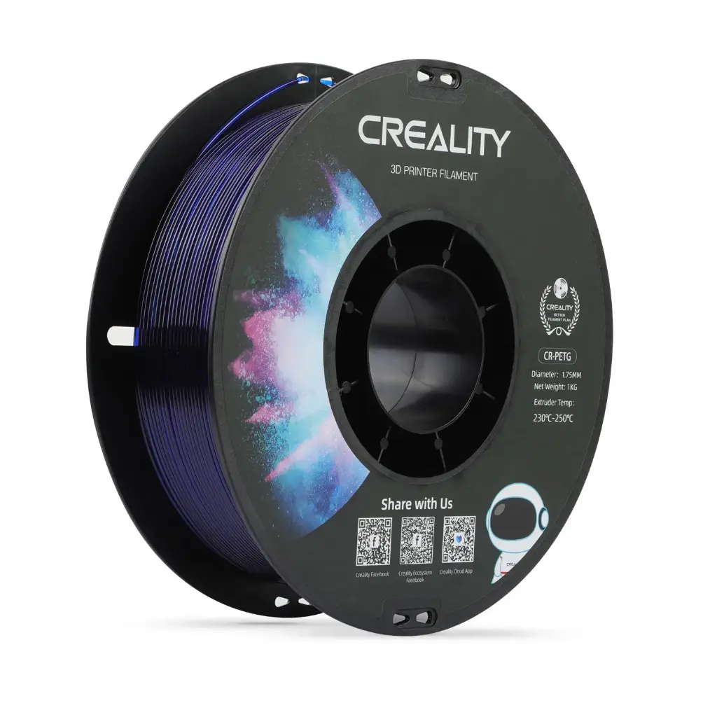 Creality - Filamento PETG Azul Transparente CR Series