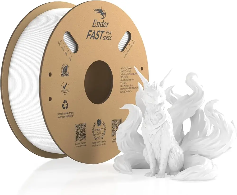[3301010397] Creality - Filamento PLA de Alto Flujo Blanco Ender Fast Series