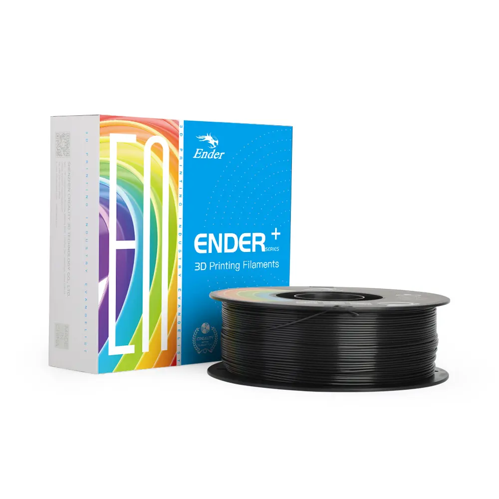 Creality - Filamento PLA+ Negro Ender Series