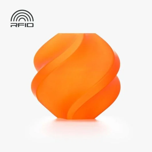 [A17-A0-1.75-1000-SPL] Bambu Lab - Filamento PLA Translúcido Naranja