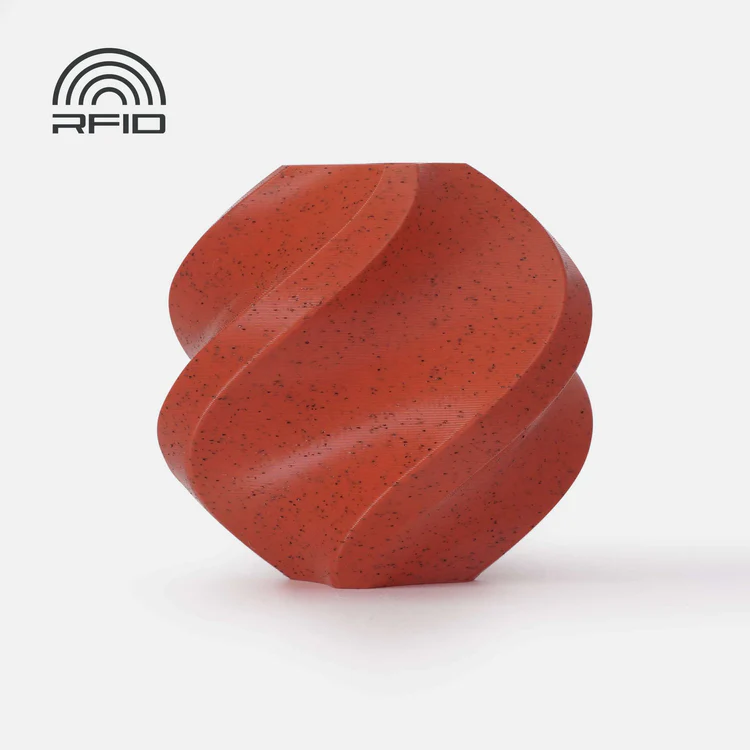 Bambu Lab - Filamento PLA Marble Granito Rojo