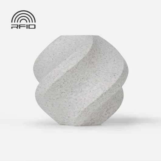 [A07-D4-1.75-1000-SPL] Bambu Lab - Filamento PLA Marble Mármol Blanco