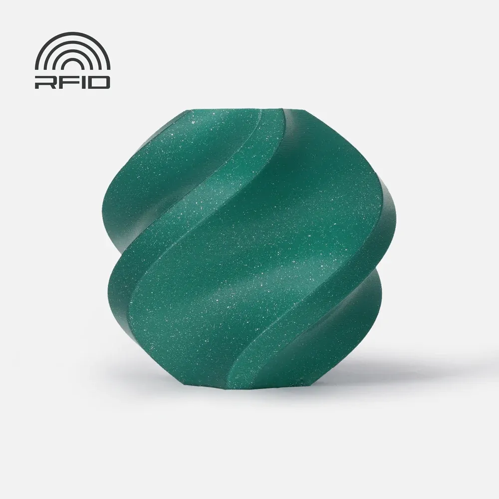 [A08-G3-1.75-1000-SPL] Bambu Lab - Filamento PLA Sparkle Verde Alpino Brillante