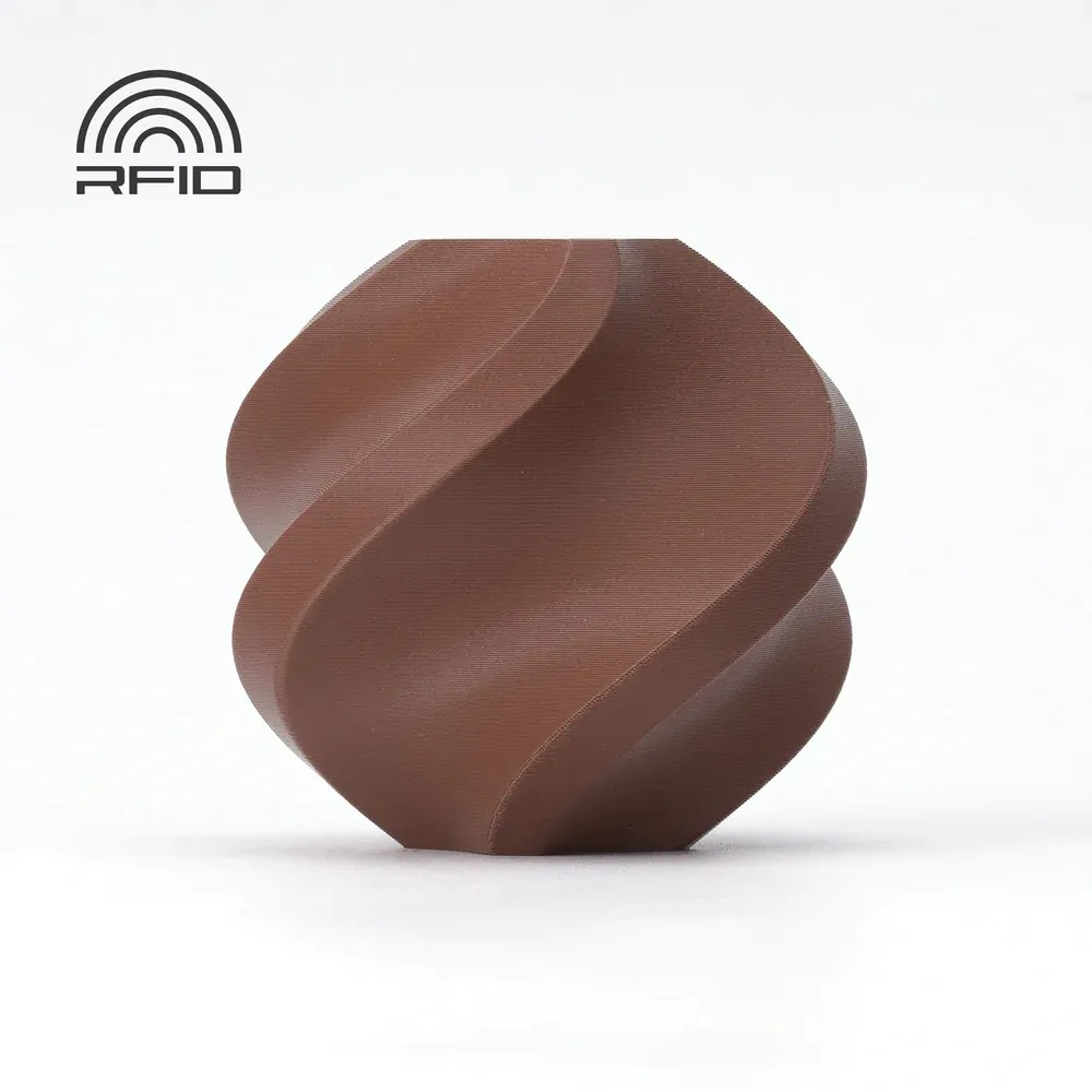 [A01-N2-1.75-1000-SPL] Bambu Lab - Filamento PLA Matte Marrón Oscuro