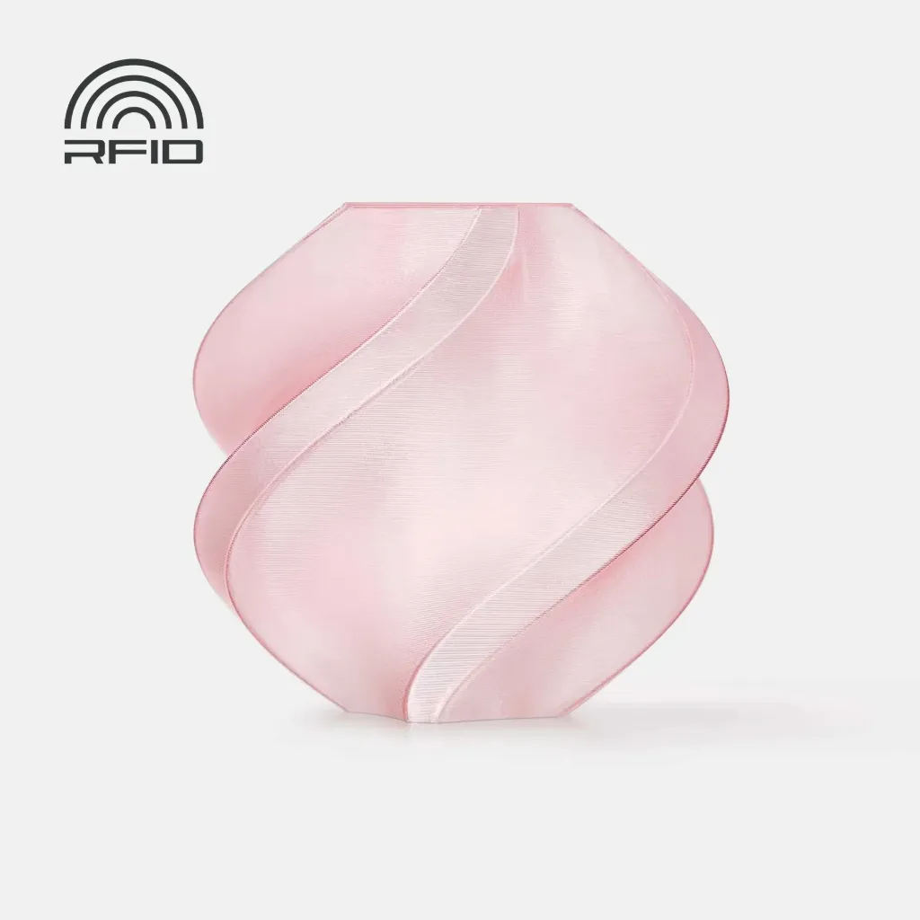 [G01-P1-1.75-1000-SPL] Bambu Lab - Filamento PETG Translúcido Rosa