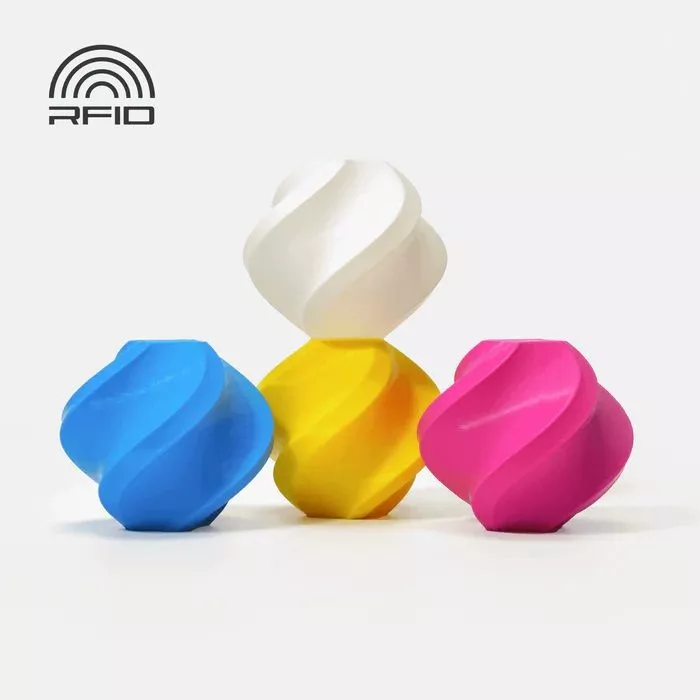 [A00-CMYK-1.75-4000-SPL] Bambu Lab - Filamento Mix SKU (Paquete de 4) Cian, Magenta, Amarillo y Blanco Jade