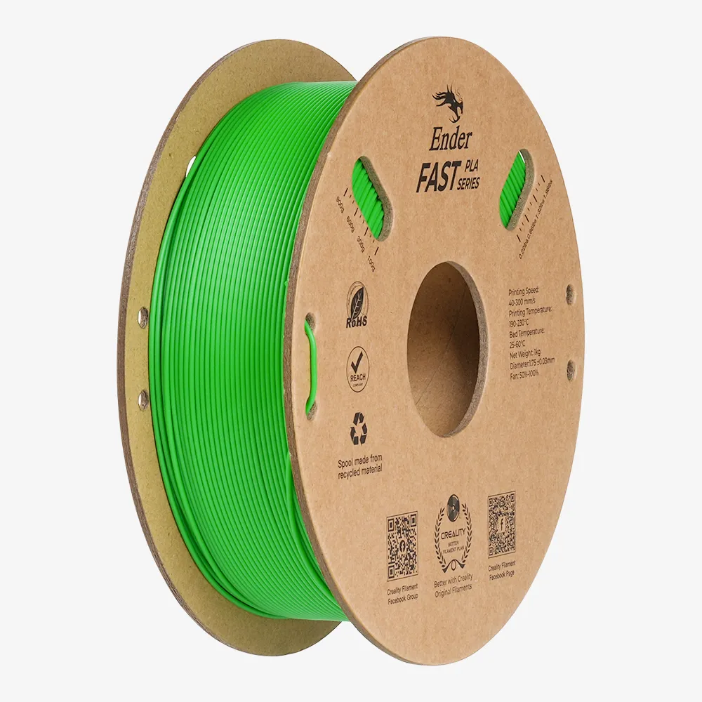 [3301010429] Creality - Filamento Ender Fast PLA Verde 1.75mm 1kg