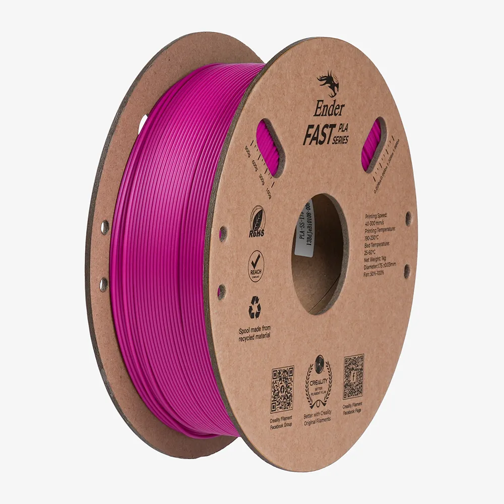 [3301010444] Creality - Filamento Ender Fast PLA Morado 1.75mm 1kg