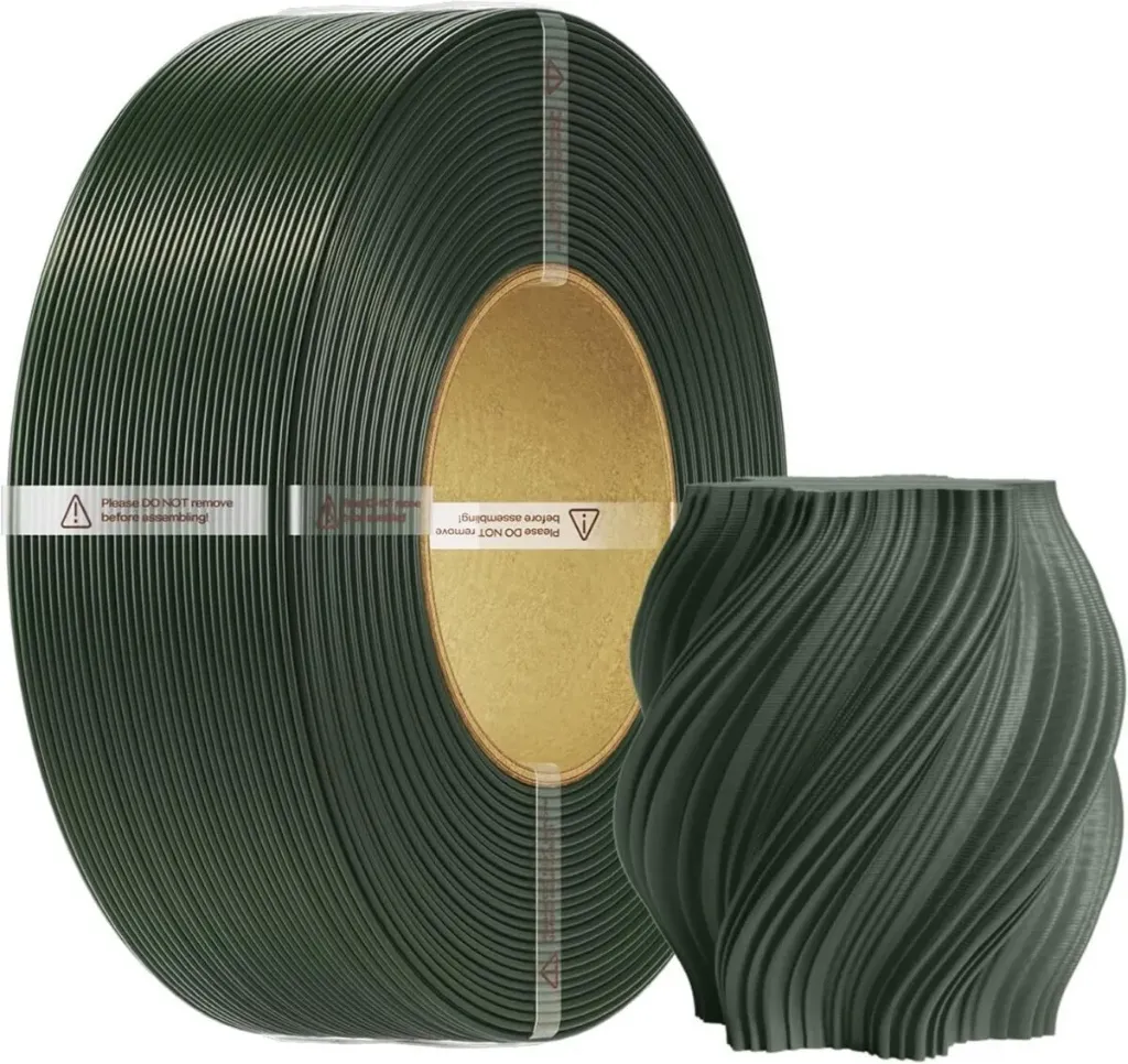[3301030149] Creality - Filamento PETG Verde Militar CR Series 1.75mm 1kg SIN CARRETE