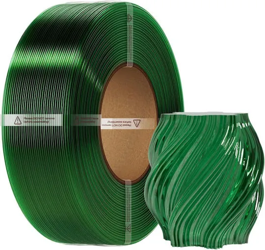 [3301030150] Creality - Filamento PETG Verde Transparente CR Series 1.75mm 1kg SIN CARRETE