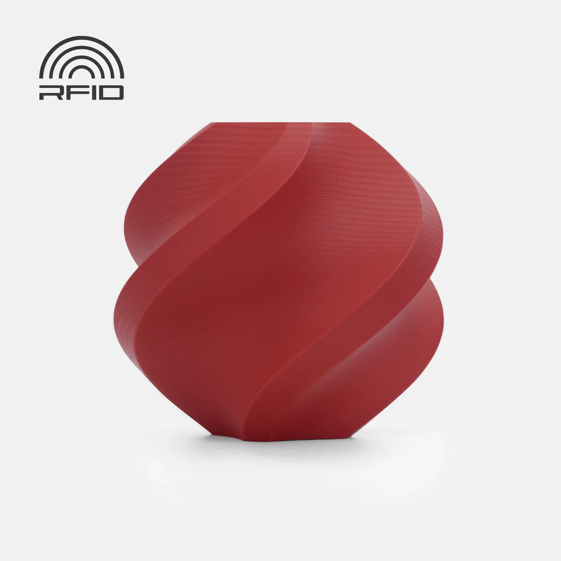 [A01-R4-1.75-1000-SPL] Bambu Lab - Filamento PLA Mate Oscuro Rojo