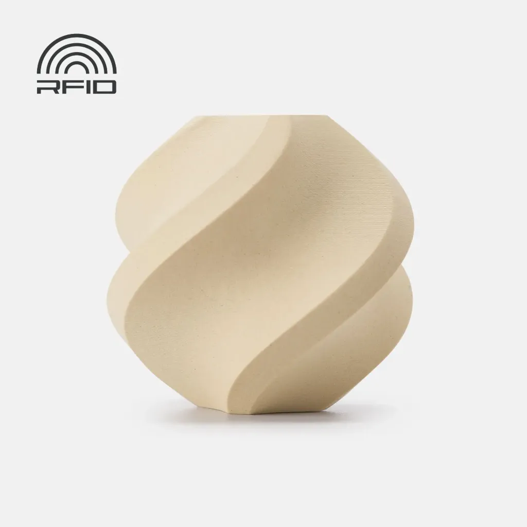 [A16-W0-1.75-1000-SPL] Bambu Lab - Filamento PLA Wood Blanco Oak