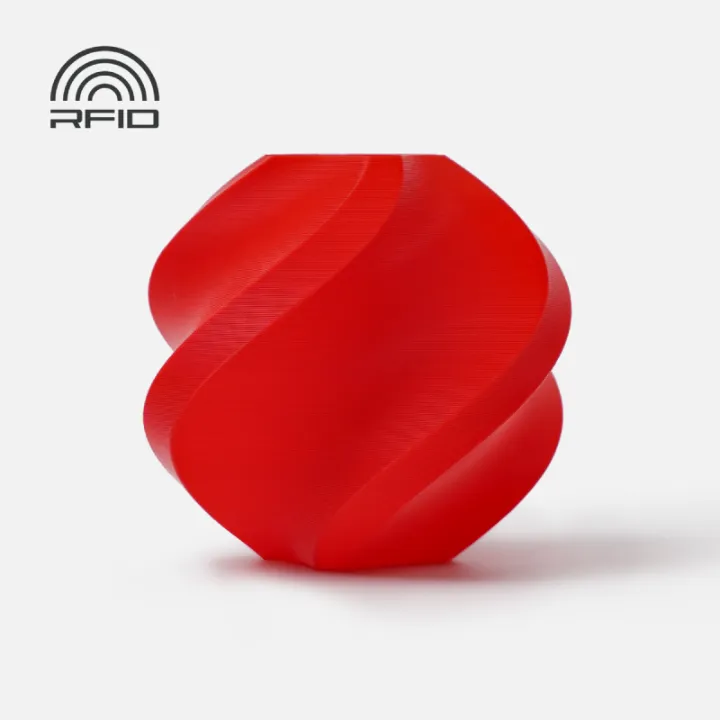 [A00-R0-1.75-1000-SPLFREE] Bambu Lab - Filamento PLA Básico Rojo (Recarga sin Carrete)
