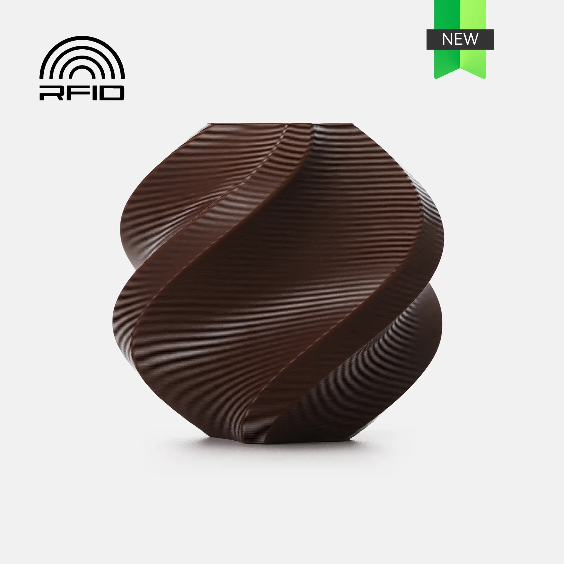 Bambu Lab - Filamento PETG Básico Marrón Oscuro