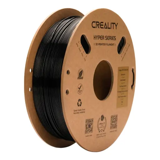 [3301030043] Creality - Filamento Hyper PETG Negro 1.75 mm 1 kg